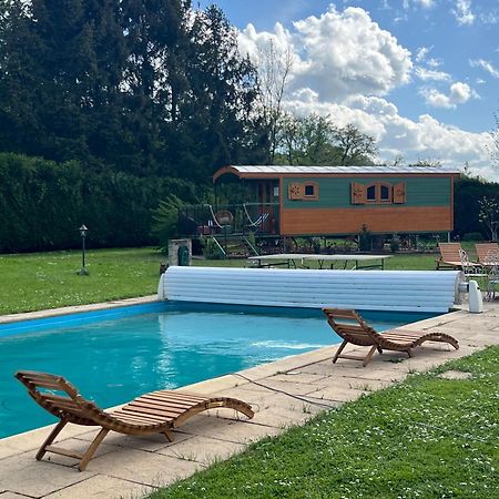 Bed and Breakfast La Roulotte Deluxe De Malpas Quingey Zewnętrze zdjęcie